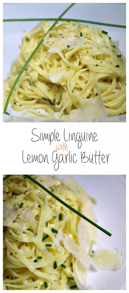 Simple Linguine with Lemon Garlic Butter