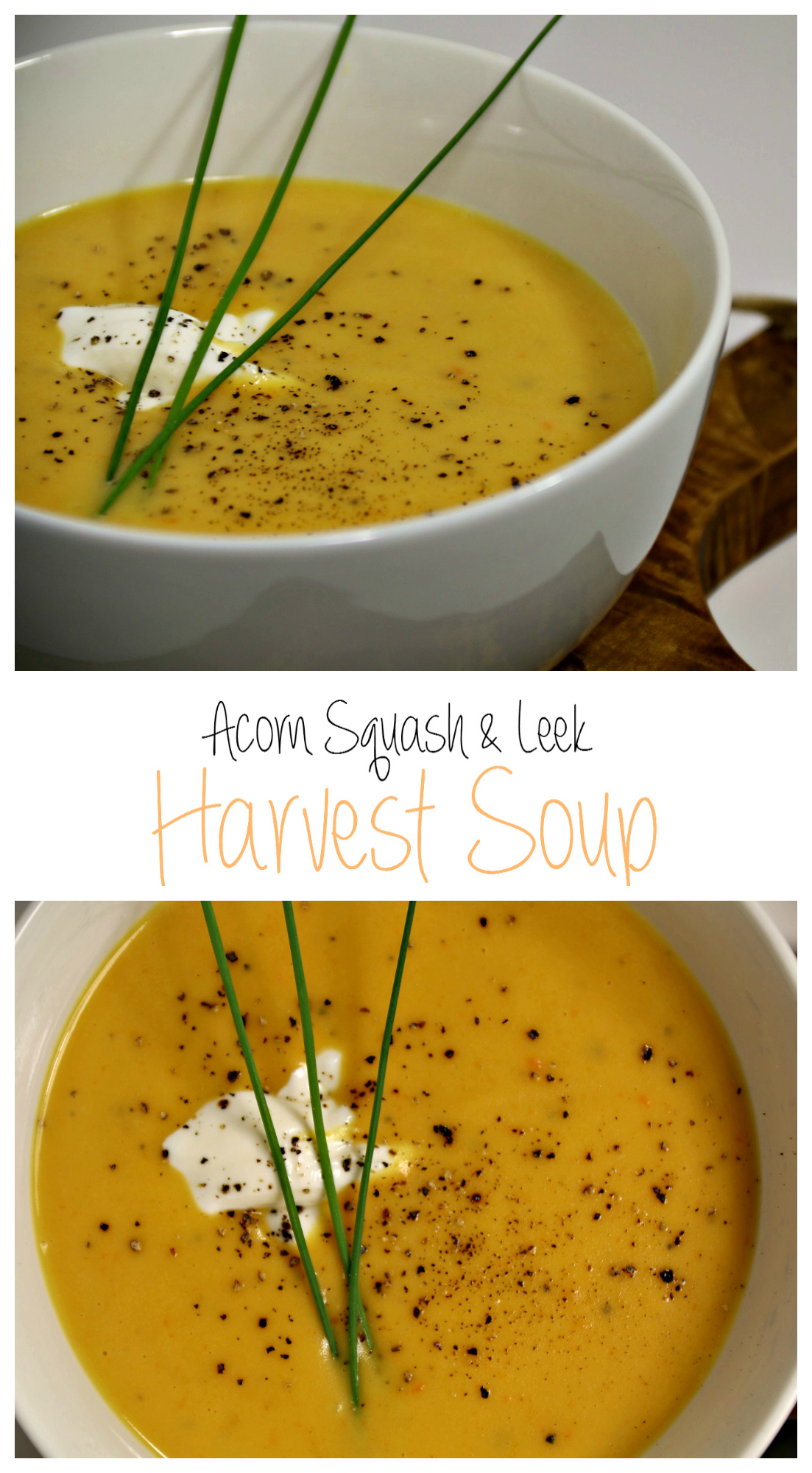 Leek & Acorn Squash Harvest Soup - The Northern Nest