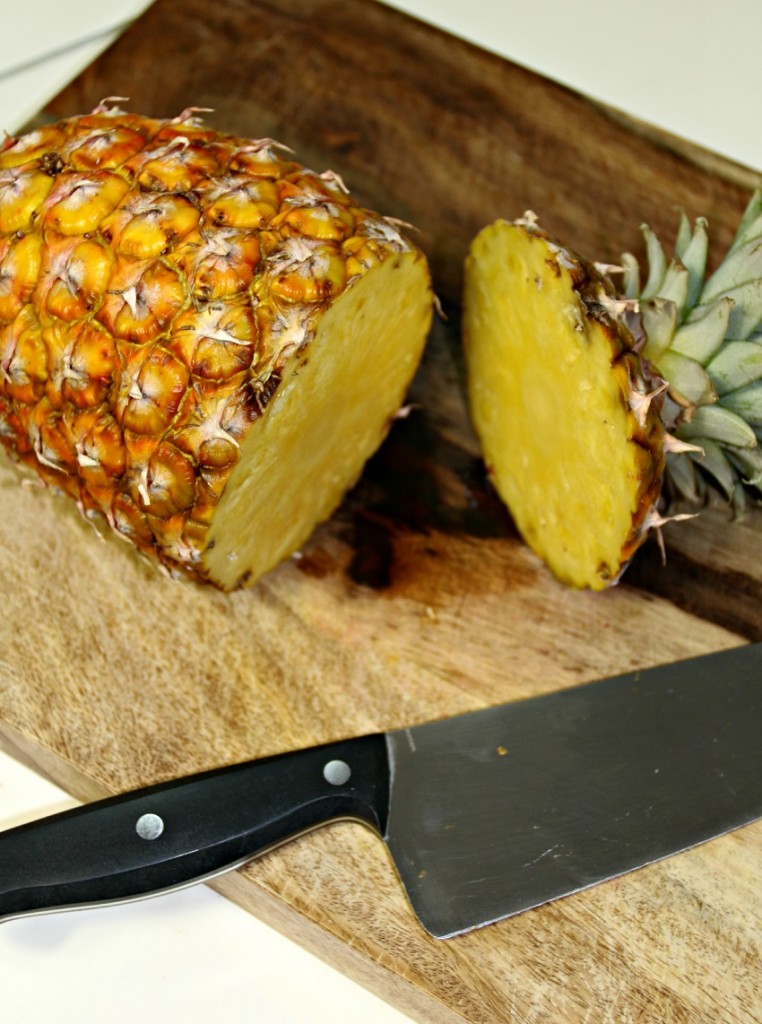 how to cut a pineapple